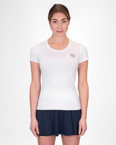 BIDI BADU Damen Crew Tee - White, Größe:S von BIDI BADU