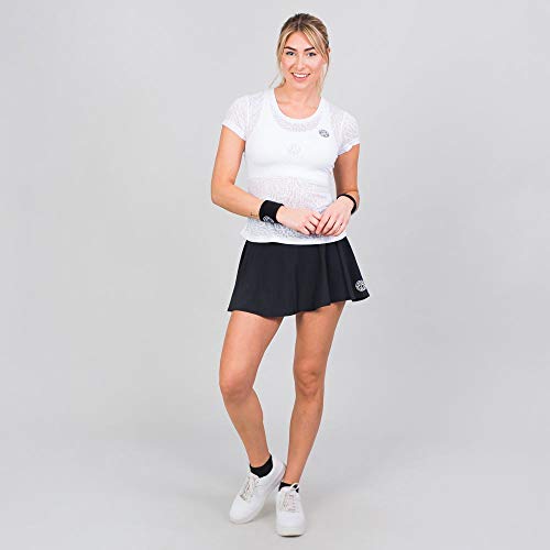 BIDI BADU Damen T-Shirt-Anni Burnout Tech Tee-White, GRÖßE:XS, Weiß, XS von BIDI BADU