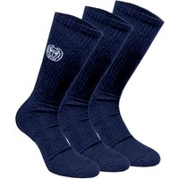 BIDI BADU Don Carlito Crew Move Tennissocken 3er Pack in dunkelblau, Größe: 35 - 38 von BIDI BADU