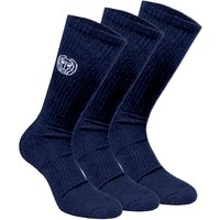 BIDI BADU Don Carlito Crew Move Tennissocken 3er Pack in dunkelblau BIDI BADU Don Carlito Crew Move Tennissocken 3er Pack in dunkelblau von BIDI BADU
