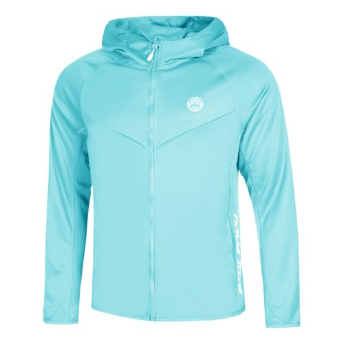 BIDI BADU Herren Crew Hood Jacket - Aqua, Größe:M von BIDI BADU