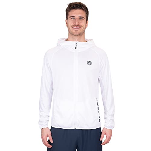 BIDI BADU Herren Crew Hood Jacket - White, Größe:L BIDI BADU Herren Crew Hood Jacket - White, Größe:L von BIDI BADU