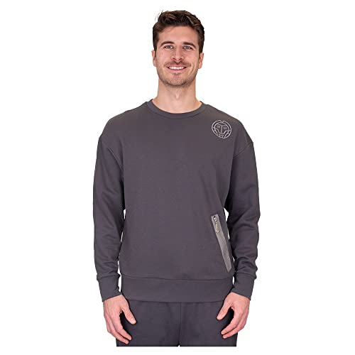 BIDI BADU Herren Sweatshirt Chill Crew - Dark Grey, Größe:L BIDI BADU Herren Sweatshirt Chill Crew - Dark Grey, Größe:L von BIDI BADU