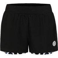 BIDI BADU Leoparty Styles Printed 2in1 Shorts Damen in schwarz von BIDI BADU