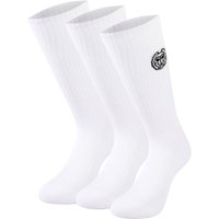 BIDI BADU Matayo Crew Tech Sportsocken 3er Pack Herren in weiß von BIDI BADU