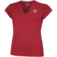 BIDI BADU V-Neck T-Shirt Damen in dunkelrot, Größe: M von BIDI BADU