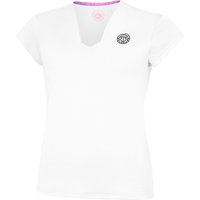 Bidi Badu Crew V-neck T-shirt Damen Weiß von BIDI BADU