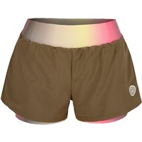 Bidi Badu Spectrum 2in1 Printed Shorts Damen Braun - L Bidi Badu Spectrum 2in1 Printed Shorts Damen Braun - L von BIDI BADU