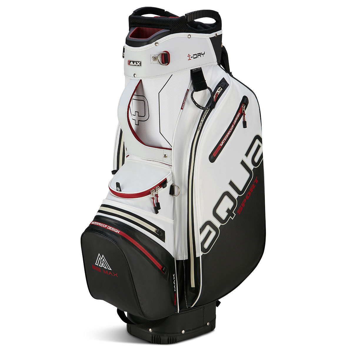 BIG MAX Aqua Sport 4 Golf Cart Bag, Off white/black/merlot | American Golf von BIG MAX