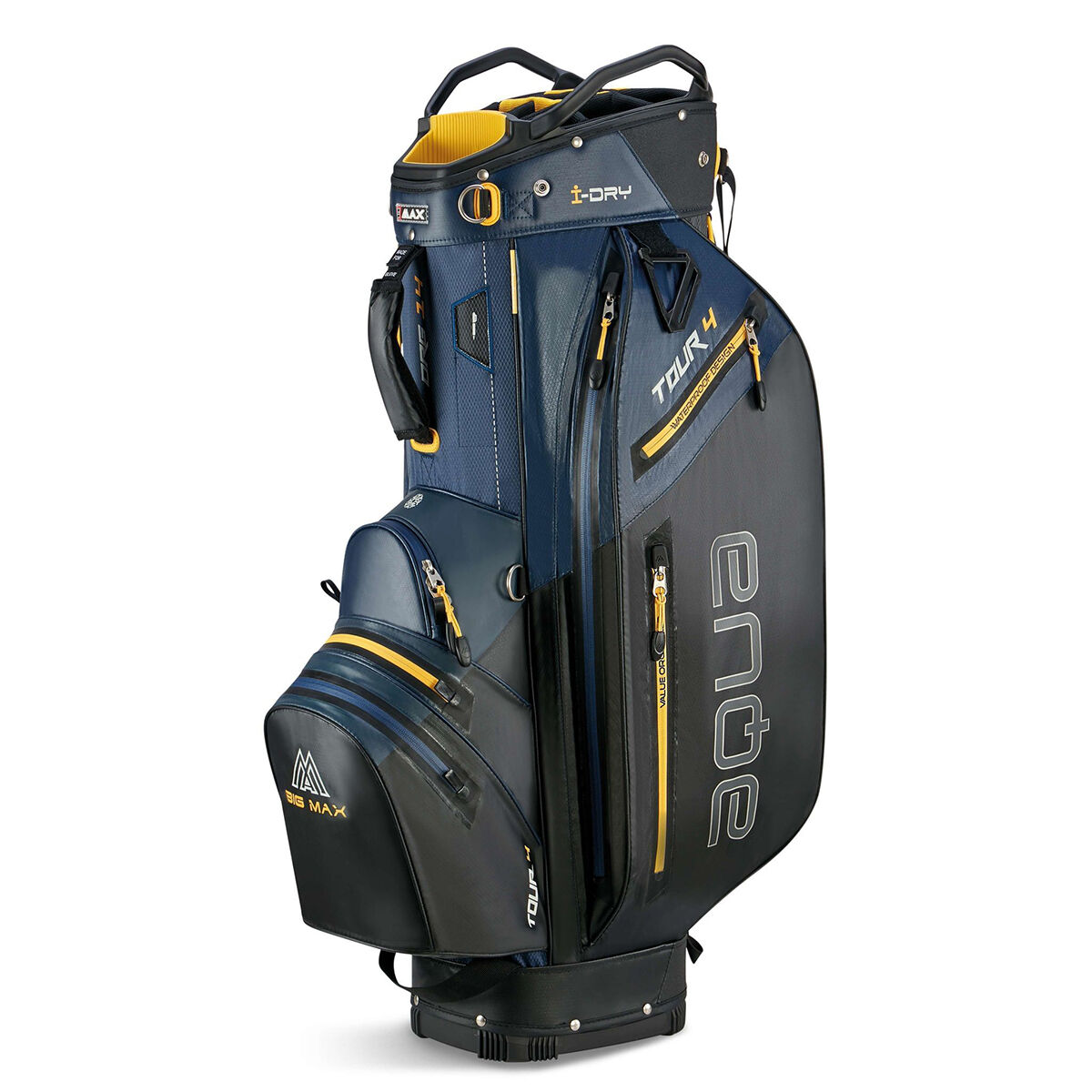 BIG MAX Aqua Tour 4 Golf Cart Bag, Navy/black/corn | American Golf von BIG MAX