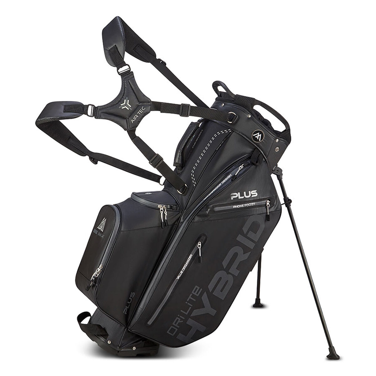 BIG MAX Dri Lite Hybrid Plus Golf Stand Bag, Black | American Golf von BIG MAX