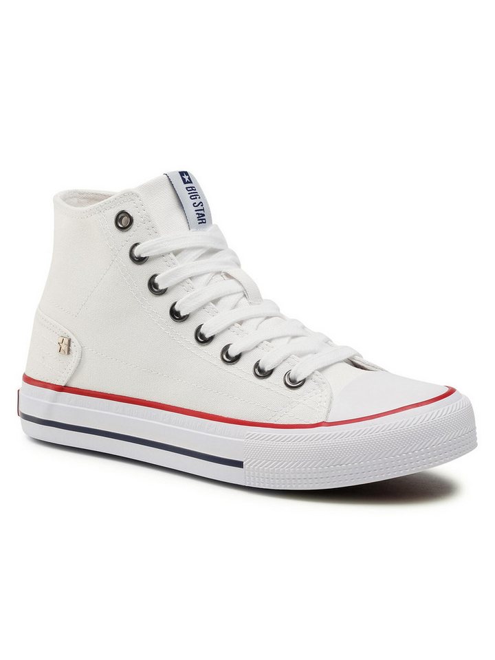 BIG STAR Sneakers aus Stoff DD274332 White Sneaker BIG STAR Sneakers aus Stoff DD274332 White Sneaker von BIG STAR