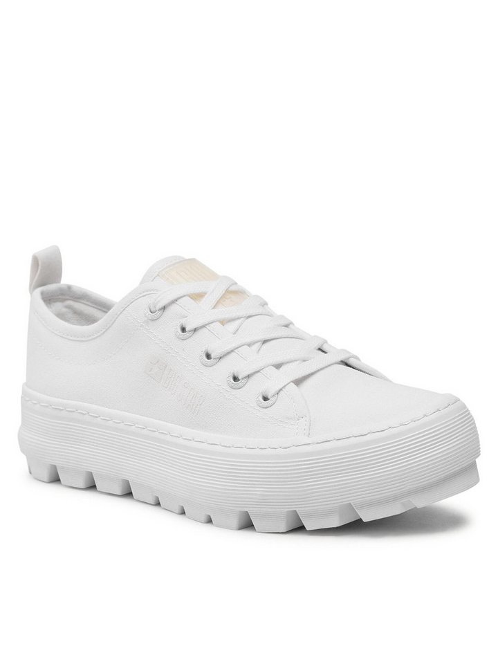 BIG STAR Sneakers aus Stoff LL274031 White Sneaker von BIG STAR