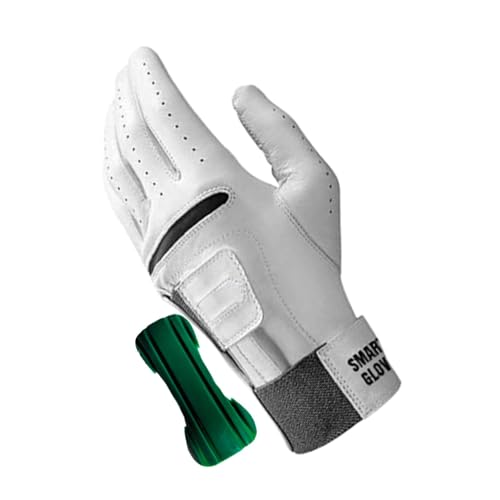 Golfhandschuhe für Herren, Golfhandschuhe für Links- und Rechtshänder - 2-in-1 Golf-Handgelenk-Retainer-Handschuhe | Rutschfestes Golf-Übungsgerät aus Silikon für Golfbegeisterte, Profis und Anfänger von BIGUD