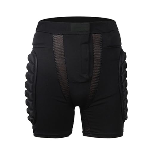 BIGULA 3D-Hüftschutz, gepolsterte Shorts, Po-Schutzpolster, kurze Hose, Schutzausrüstung für Skaten, Radfahren, für Herren und Damen von BIGULA