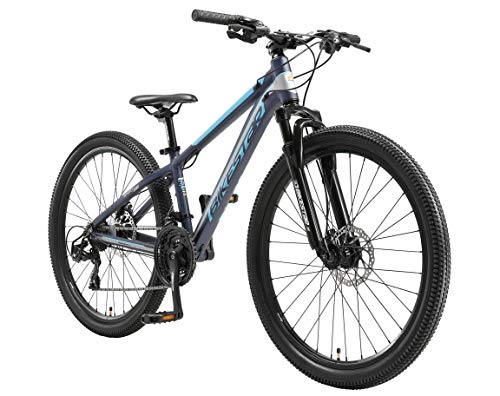 BIKESTAR Hardtail Aluminium Mountainbike Shimano 21 Gang Schaltung, Scheibenbremse 26 Zoll Reifen | 13 Zoll Rahmen Alu MTB | Blau von BIKESTAR