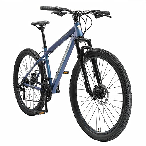 BIKESTAR Hardtail Mountainbike Shimano 21 Gang Schaltung, Scheibenbremse 27.5 Zoll Reifen | 17 Zoll Rahmen MTB | Blau BIKESTAR Hardtail Mountainbike Shimano 21 Gang Schaltung, Scheibenbremse 27.5 Zoll Reifen | 17 Zoll Rahmen MTB | Blau von BIKESTAR