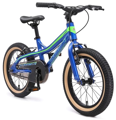 BIKESTAR Kinder Fahrrad Aluminium Mountainbike mit V-Bremse für Mädchen und Jungen ab 4-5 Jahre | 16 Zoll Kinderrad MTB | Blau & Grün BIKESTAR Kinder Fahrrad Aluminium Mountainbike mit V-Bremse für Mädchen und Jungen ab 4-5 Jahre | 16 Zoll Kinderrad MTB | Blau & Grün von BIKESTAR