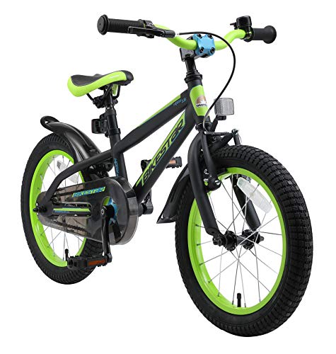 BIKESTAR Kinderfahrrad 16 Zoll für Mädchen und Jungen ab 4-5 Jahre | 16er Kinderrad Mountainbike | Fahrrad für Kinder Schwarz & Grün | Risikofrei Testen BIKESTAR Kinderfahrrad 16 Zoll für Mädchen und Jungen ab 4-5 Jahre | 16er Kinderrad Mountainbike | Fahrrad für Kinder Schwarz & Grün | Risikofrei Testen von BIKESTAR