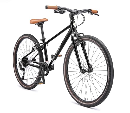 BIKESTAR Leichtgewicht 10 kg City Bike Stadt Fahrrad Aluminium | 26 Zoll 9 Gang Shimano Schaltung Ultra Leicht | Schwarz BIKESTAR Leichtgewicht 10 kg City Bike Stadt Fahrrad Aluminium | 26 Zoll 9 Gang Shimano Schaltung Ultra Leicht | Schwarz von BIKESTAR
