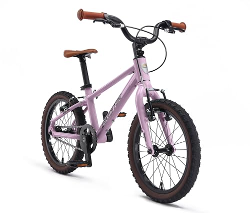 BIKESTAR Leichtgewicht 6 kg Kinder Fahrrad Aluminium ab 4 Jahre | 16 Zoll mit Bremse für Jungen und Mädchen | Lila von BIKESTAR