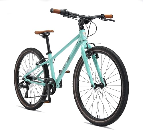 BIKESTAR Leichtgewicht 9 kg Kinder Jugend Fahrrad Aluminium ab 8-9 Jahre | 24 Zoll 8 Gang Shimano Schaltung Ultra Leicht | Mint BIKESTAR Leichtgewicht 9 kg Kinder Jugend Fahrrad Aluminium ab 8-9 Jahre | 24 Zoll 8 Gang Shimano Schaltung Ultra Leicht | Mint von BIKESTAR
