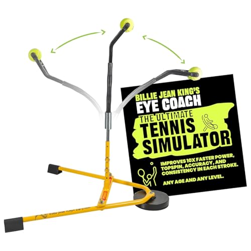 Billie Jean King's Eye Coach Professionelles Modell: Der schnellste Weg, um Tennis zu verbessern Gelb Schwarz Billie Jean King's Eye Coach Professionelles Modell: Der schnellste Weg, um Tennis zu verbessern Gelb Schwarz von BILLIE JEAN KING'S Eye Coach