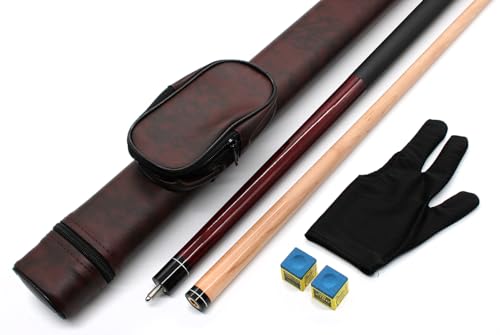 BILMAG Billard Queue Set Komplettset Cobra Mahagony, 148cm Queue mit Köcher, Handschuh und Kreide BILMAG Billard Queue Set Komplettset Cobra Mahagony, 148cm Queue mit Köcher, Handschuh und Kreide von BILMAG