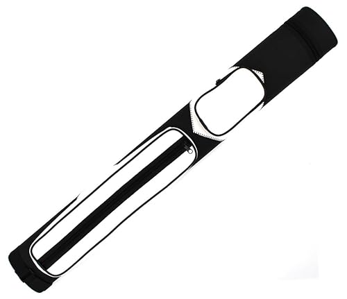 BILMAG Billard Queue Tasche Köcher Grand 2/2, Schwarz - Weiß, 85cm BILMAG Billard Queue Tasche Köcher Grand 2/2, Schwarz - Weiß, 85cm von BILMAG