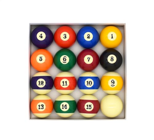 BILMAG Pool Billard Kugeln Kugelset Standard 57,2mm - für 7ft. 8ft. und 9ft. Pooltische BILMAG Pool Billard Kugeln Kugelset Standard 57,2mm - für 7ft. 8ft. und 9ft. Pooltische von BILMAG
