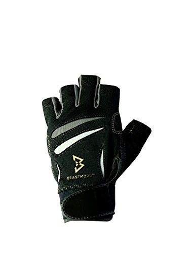Bionic Gloves Herren Beastmode Halbfinger-Fitness-Handschuhe (X-Large) von BIONIC