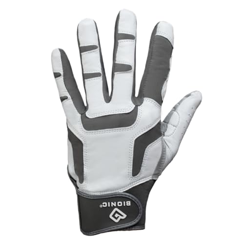 BIONIC Herren ReliefGrip Cabretta Leder Leichte Padded Golfhandschuh - LH - S von BIONIC