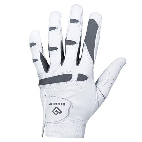 BIONIC Herren Performance-Grip Pro Left Hand Golfhandschuh - Weiß - L von BIONIC