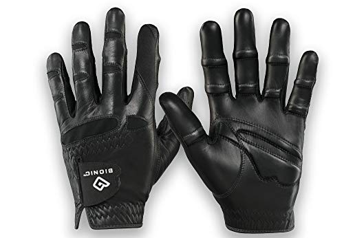 BIONIC Herren StableGrip mit NaturalFit Golfhandschuh, Schwarz, Größe L, Links BIONIC Herren StableGrip mit NaturalFit Golfhandschuh, Schwarz, Größe L, Links von BIONIC