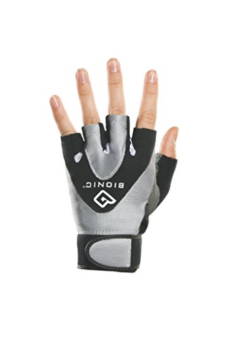 Bionic Women's StableGrip 1/2 Finger Fitness Gloves, Medium, Black/Silver Bionic Women's StableGrip 1/2 Finger Fitness Gloves, Medium, Black/Silver von BIONIC