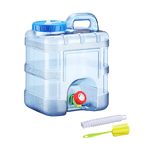 BIOSA 7.5L-22L Wasserkanister mit Hahn und Schraubdeckel, Camping Wasserkanister mit Schlauch-Reinigungsbürste, BPA-frei Trinkwasserkanister, Wasserkanister Camping for Outdoor Reise Hause von BIOSA