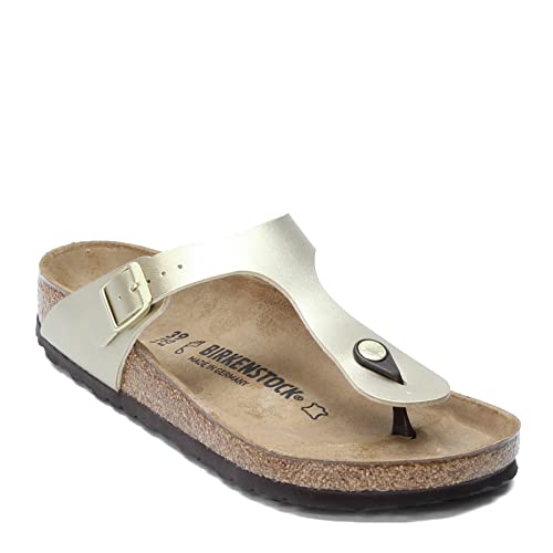 Birkenstock Women's, Gizeh Sandal - Regular Width Gold 35 M von BIRKENSTOCK