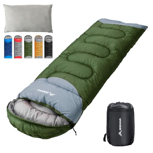 BISINNA Schlafsack 1.9kg 4 Jahreszeiten Wasserdichter Warmer Deckenschlafsack mit Kompressionssack für Erwachsene, Damen, Herren Outdoor Camping, Wandern, Rucksackreisen BISINNA Schlafsack 1.9kg 4 Jahreszeiten Wasserdichter Warmer Deckenschlafsack mit Kompressionssack für Erwachsene, Damen, Herren Outdoor Camping, Wandern, Rucksackreisen von BISINNA