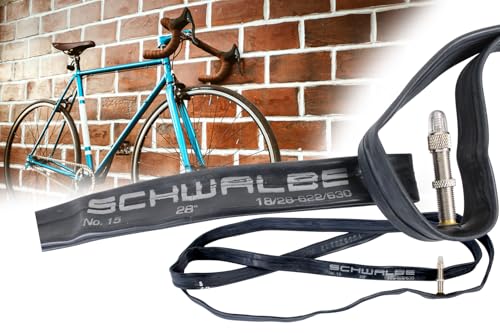 2X Fahrradschlauch 28 Zoll x 0.75-1.10 Zoll, Schwalbe-Nr.15 ETRTO 18/28-622/630 DV Blitzventil 40mm, Schlauch 27/28 Zoll x 3/4, x 7/8, Rennrad 700c, 25-622 2X Fahrradschlauch 28 Zoll x 0.75-1.10 Zoll, Schwalbe-Nr.15 ETRTO 18/28-622/630 DV Blitzventil 40mm, Schlauch 27/28 Zoll x 3/4, x 7/8, Rennrad 700c, 25-622 von BISOMO
