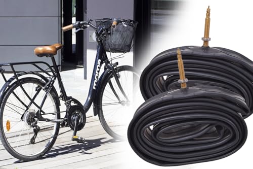 BISOMO 2X Fahrradschlauch Premium, 27,5/28 / 29 Zoll, 47-584 bis 60-622, extrem reißfest, hermetisch dicht mit Sclaverand Presta-Ventil 45mm BISOMO 2X Fahrradschlauch Premium, 27,5/28 / 29 Zoll, 47-584 bis 60-622, extrem reißfest, hermetisch dicht mit Sclaverand Presta-Ventil 45mm von BISOMO