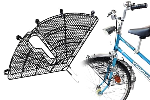 BISOMO Fahrrad Speichenschutz - Keine Füße in den Speichen, Fahrradnetz Kleiderschutz Rockschutz, schwarzer Kunststoff für Fahrrad 26-28 Zoll BISOMO Fahrrad Speichenschutz - Keine Füße in den Speichen, Fahrradnetz Kleiderschutz Rockschutz, schwarzer Kunststoff für Fahrrad 26-28 Zoll von BISOMO