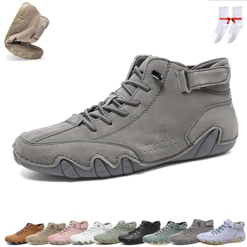 BIUBIULOVE Anthoern-Schuhe, Anthoern-Orthopädie-Schuhe, wasserdichte, Modische, Orthopädische Herrenschuhe, wasserdichte, Leichte Unisex-Outdoor-Schuhe (Grau,13) von BIUBIULOVE