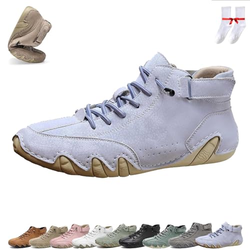 BIUBIULOVE Anthoern-Schuhe, Anthoern-Orthopädie-Schuhe, wasserdichte, Modische, Orthopädische Herrenschuhe, wasserdichte, Leichte Unisex-Outdoor-Schuhe (Hellblau,9) von BIUBIULOVE