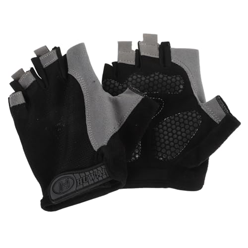 BIUDECO 1 Paar Handschuhe befreien Outdoor-Handschuhe Fitness-Handschuhe Sporthandschuhe Sportschuhe fitnesshandschuhe Bequeme Halbfingerhandschuhe Campinghandschuhe für draußen Stricken von BIUDECO