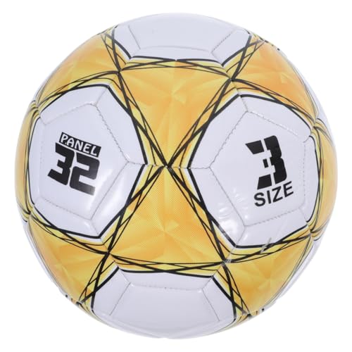 BIUDECO 3 Fußbälle Üben Kleinkind-fußball Kleinkindfußball Kinder Fußball Mädchenfußball Für Kleinkinder Sporttrainingsball Mini-fußball Sport Fußball -fußball Fußballkinder PVC Yellow von BIUDECO