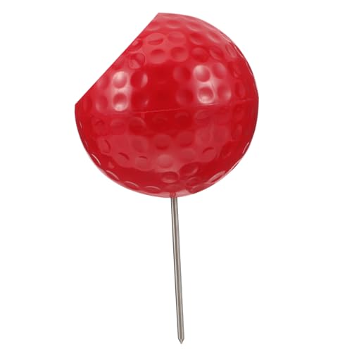 BIUDECO Golf Abschlagsmarkierung Golfmarkierungsbedarf Golfball Abschlagsmarker Golfplatz Abschlagsmarker Abschlagmarkierung für Golfbälle Golf Tee Versorgung Farbiger Ballmarker Golfplatz von BIUDECO