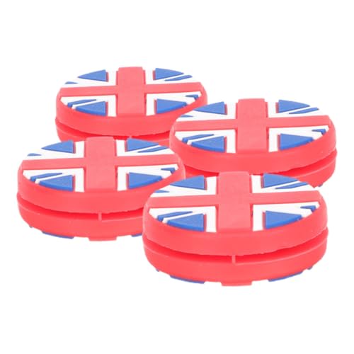 BIUDECO Tennisdämpfer mit Britischer Flagge Tennisdämpfer für Schläger Tennisdämpfer mit Britischer Flagge Tennisdämpfer Nationalflaggen Dämpfer Vibrationsdämpfer aus Schlägerdämpfer von BIUDECO