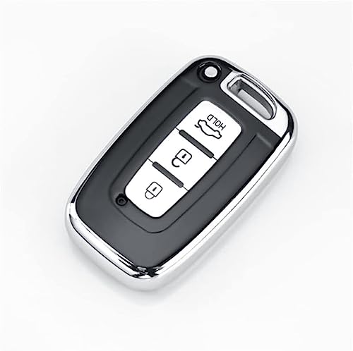 BIVVI TPU 3Button Smart Key Case Cover, für Hyundai Sonata/Elantra/IX35, für Kia K5/Sportage/Sorento/Forte, EIN Schlüssel von BIVVI