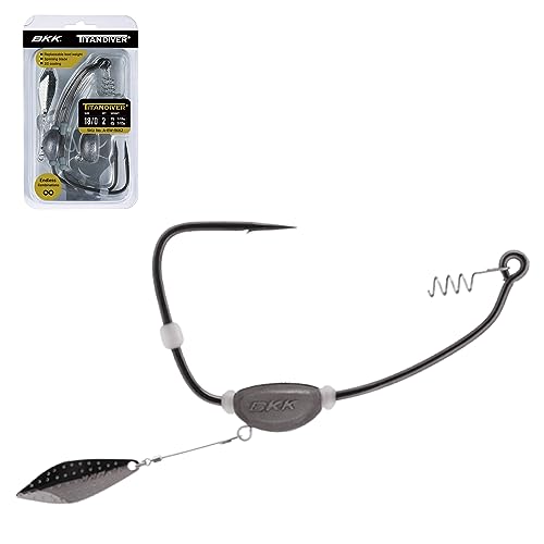 BKK Offsethaken für Softbaits zum Spinnfischen Titan Diver+ Hooks, Größe:6/0 BKK Offsethaken für Softbaits zum Spinnfischen Titan Diver+ Hooks, Größe:6/0 von BKK