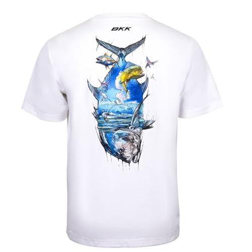 BKK Short Sleeve Casual Shirt - Brand Values GT - White - T-Shirt, Größe:S von BKK